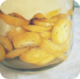 たっぷりのフルーツで はちみつ漬けに